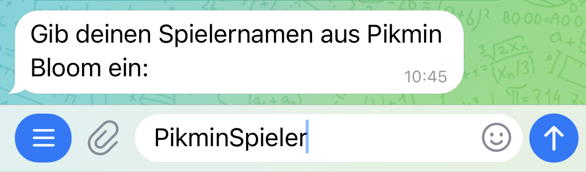 Pilzbot-Menü